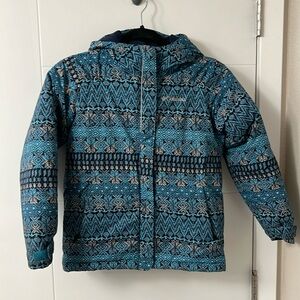 Columbia Kids Puffer Ski Jacket - Blue Pattern